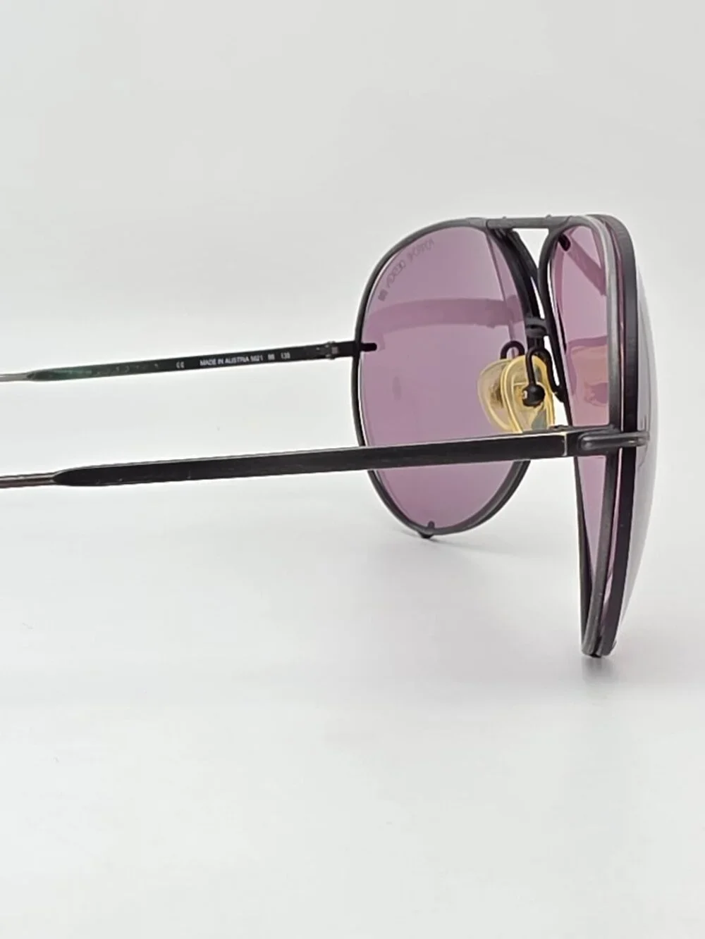 Porsche Design Carrera 5621 96 Black Frame Grey Lens Aviator Sunglasses Austria